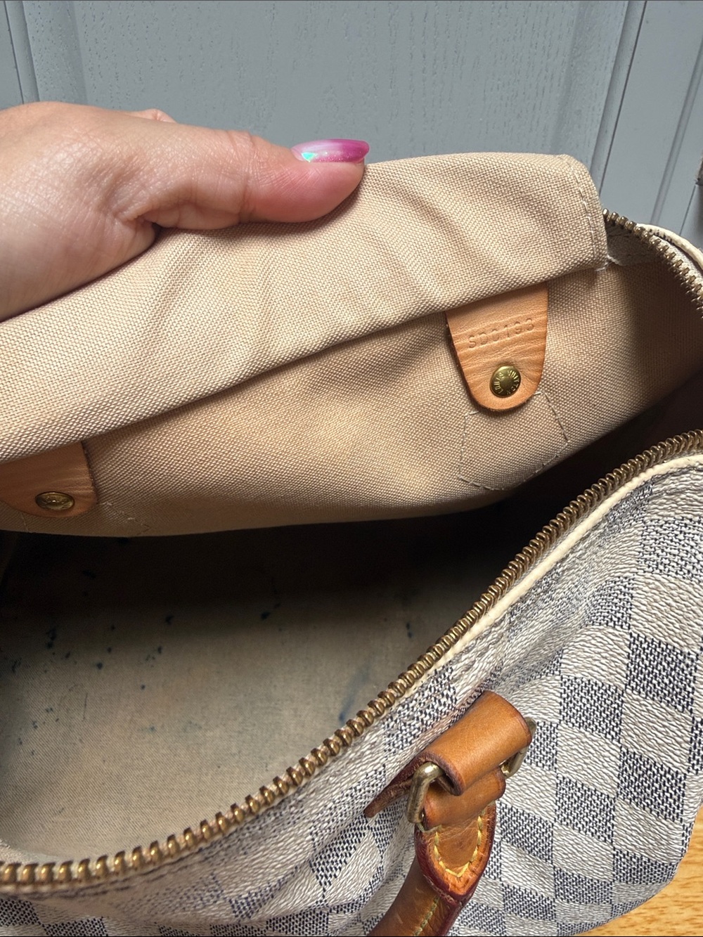 Louis Vuitton Damier Azur Speedy 30 - Picture 9 of 17
